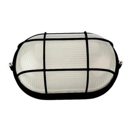 Oval Bulkhead with White Grid